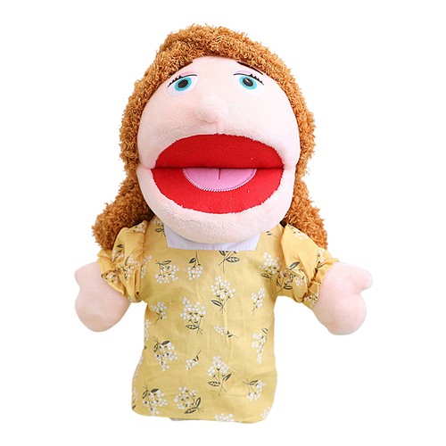 1x Family Finger Puppets Cotton Doll Animal Baby Educational Hand Toy 11'' - Picture 20 of 24