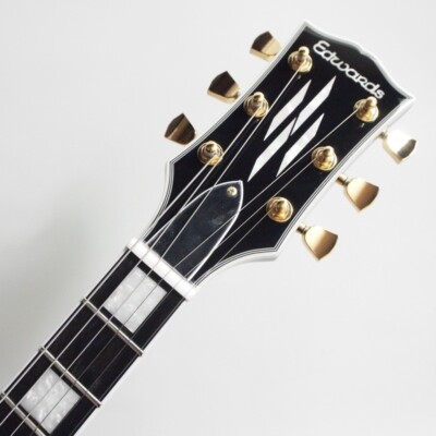 Edwards E-LP-CTM/P P90 Black Les Paul Type Electric Guitar