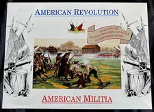 Accurate # 7201 - 1776 American Militia - mint in box 1/72nd scale soft plastic
