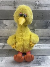 Vintage 1986 Ideal Talking Big Bird Sesame Street Story Magic Plush READ