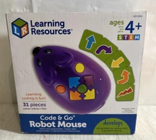 Learning Resources Code & Go Robot Mouse, Coding STEM Toy, New Sealed S4