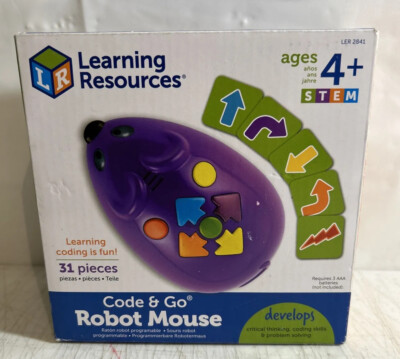 Learning Resources Code Go Robot Mouse, Coding STEM Toy, New