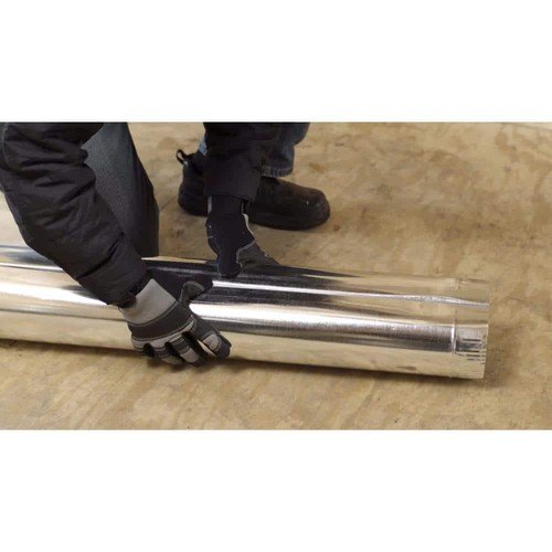 8 In. X 5 Ft. Round Metal Duct Pipe - Picture 6 of 12