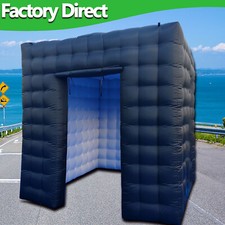 Inflatable Photo Booth Frame Black w/Air Blower for Wedding Party 8.2ftx8.2ft