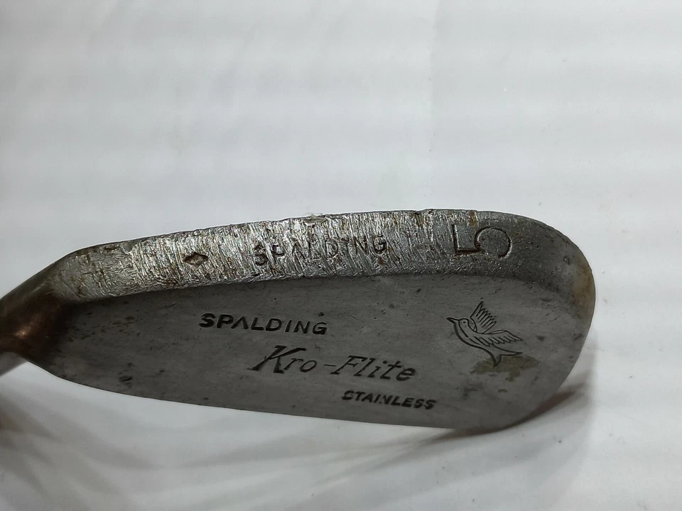 Vintage Spalding Bros Kro-Flite Medal 4 Iron Golf Club RH 36" - Image 3 of 4