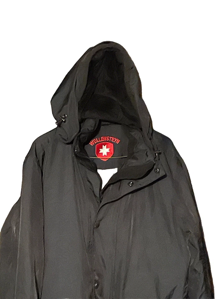 Chaqueta para hombre WELLENSTEYN FEUERLAND talla M negra con capucha cremallera completa aislante s13105 Foto 4 de 4