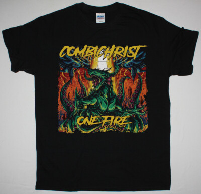 COMBICHRIST ONE FIRE BLACK T-SHIRT