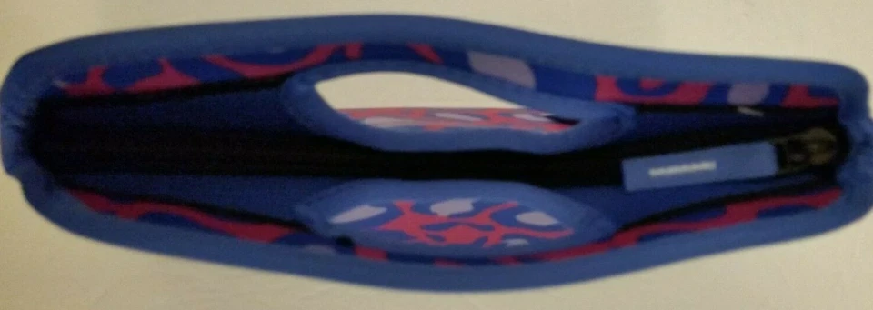 Bolsa/caja de almuerzo AISLADA Arctic Zone neopreno rosa y azul estampado de leopardo nueva Foto 4 de 4