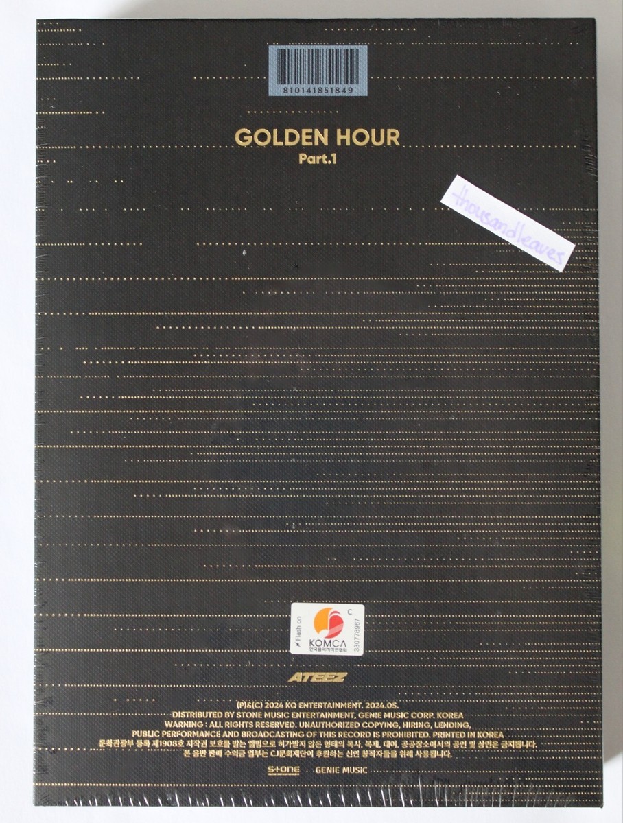ATEEZ ミンギ サイン golden hour ATEEZ ミンギ GOLDEN HOUR :Part.1 ポップアップ 2万ウォン 購入