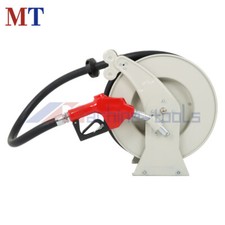 Fuel Hose Reel With Auto Refueling Gun Retractable Diesel Hose Reel 33'  1"