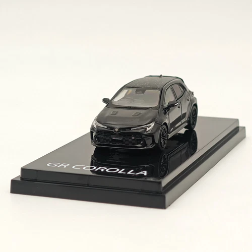 Hobby Japan 1/64 Toyota GR COROLLA RZ Precious Black Pearl HJ641067BK Diecast - Picture 4 of 6