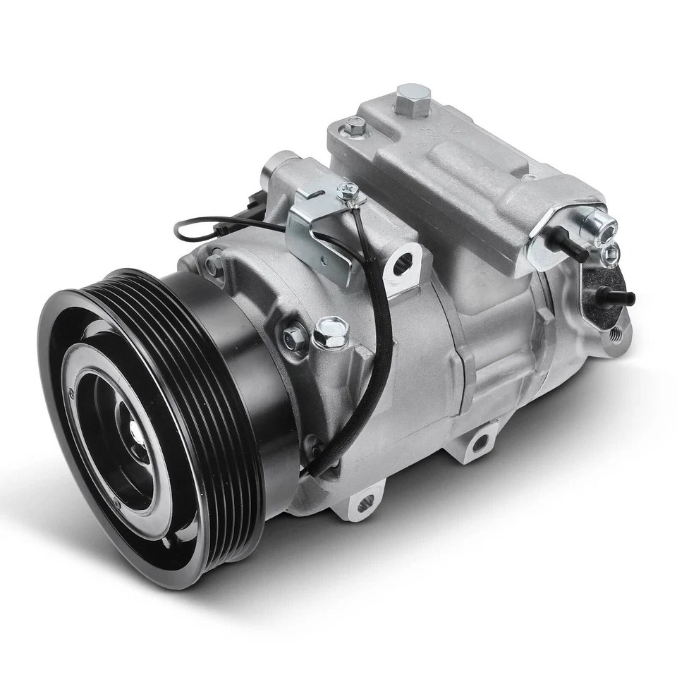 Компрессор кондиционера с 6-канавочным шкивом и стилем DV13 для Kia Rondo 2007-2009 L4 2,4 л - Изображение 2 из 4