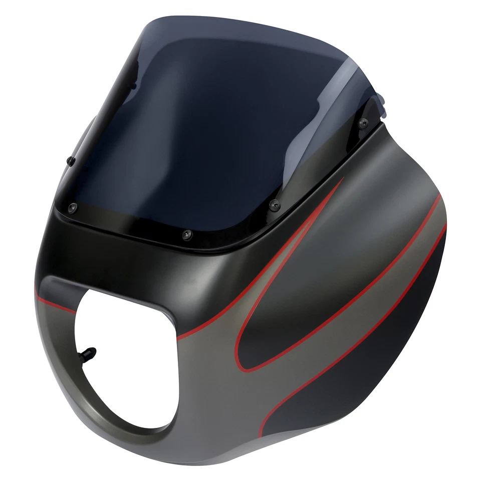 Carenado de cuarto parabrisas apto para Harley Softail Street Bob Low Rider 2018-2025 Foto 2 de 4