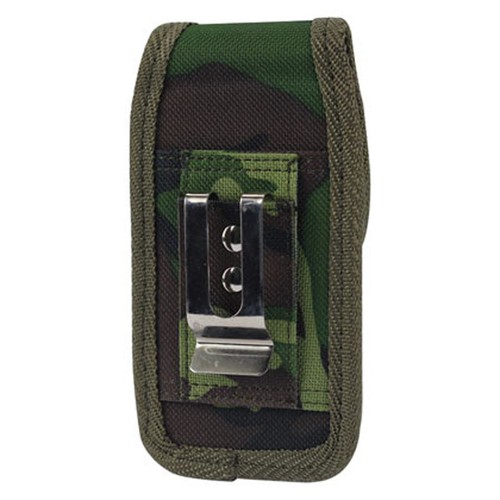 Army Green Vertical Heavy Duty Rugged Canvas Pouch for iPhone 13 Mini, 12 Mini, - Picture 2 of 3
