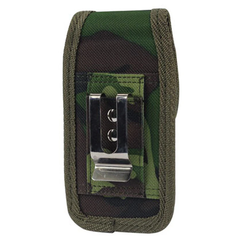 Army Green Vertical Heavy Duty Rugged Canvas Pouch for iPhone 13 Mini, 12 Mini,  - Image 2 of 3