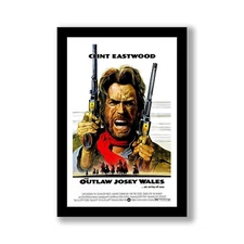 THE OUTLAW JOSEY WALES - 11x17 Framed Movie Poster by Wallspace