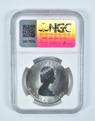 1989 Canada 5 Dollars Silver Maple Leaf MS69 NGC Canada Label | eBay