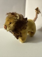 Vintage Steiff “Leo the Lion” 1950’s Mini Stuffed Plush Germany Toy Collectible