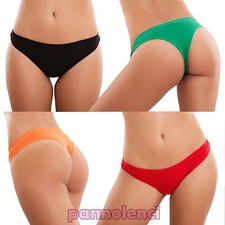 Women's Thong Underwear Lingerie Cotton Basic Elastic Sexy New 6024A