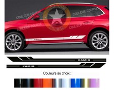 2 X BANDES BAS DE CAISSE PORTES POUR SKODA KAMIQ AUTOCOLLANT STICKER BD541-24