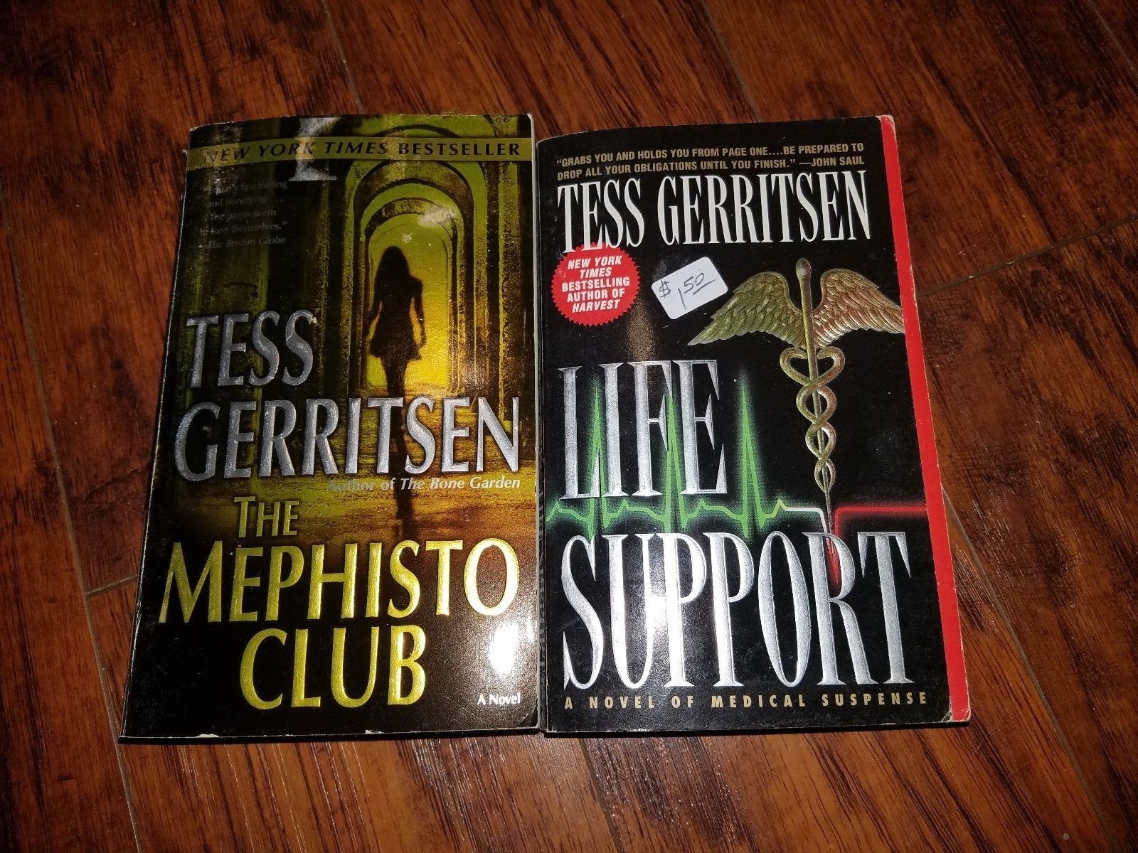 Lot of 2 Tess Gerritsen paperbacks, The Mephisto Club, Life Support | eBay