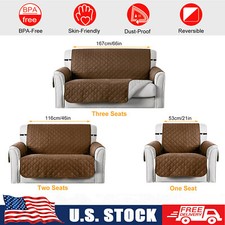 1 2 3 Seater Reversible Slipcover Sofa Covers Loveseat Couch Furniture Protector