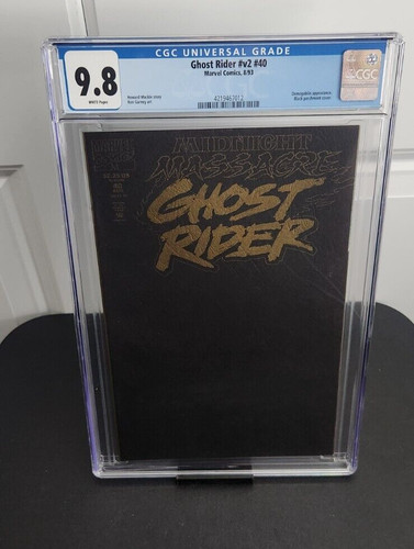 Ghost Rider v2 #40 Midnight Massacre CGC 9.8 parchment cover Demogoblin app