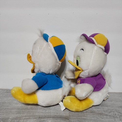 Vintage Disneyland Walt Disney World Huey and Louie Ducks 9” Plush Set Of 2 - Picture 2 of 6