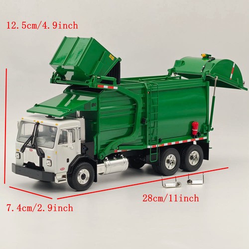 1/34 FIRST Peterbilt 520 Wittke Front End Loader Refuse Truck 10-4195 - Picture 6 of 10