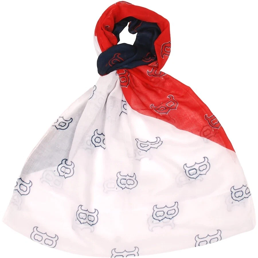 Bufanda infinita para mujer Boston Red Sox mini estampada bloques de colores Foto 2 de 2