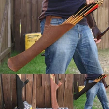 Outdoor Medieval Archery Arrow Quiver Holder Waist Holder Bag Pouch Hunting