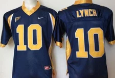 Marshawn Lynch Golden Bears Men Jersey - All Stitched Blue