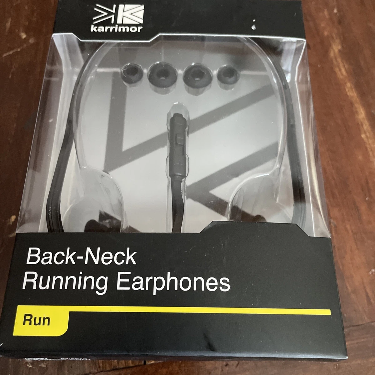 Karrimor Back Neck Running Wired Earphones Lot Of 4 New In The Box