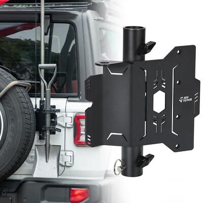 JOYTUTUS Flag Pole Holder Compatible with Wrangler JL, Tailgate Flag Mount fo...