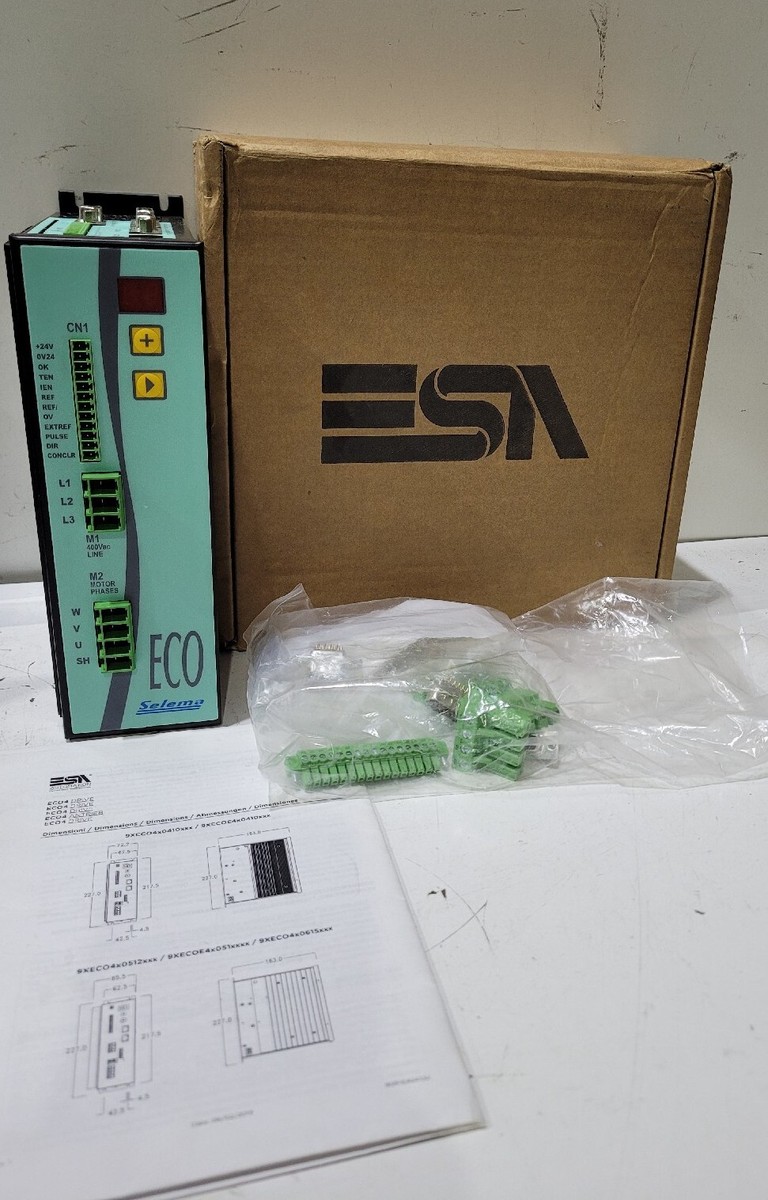 Selema 9XECO4D0410E42 ECO 4 Servo Drive ESA | eBay