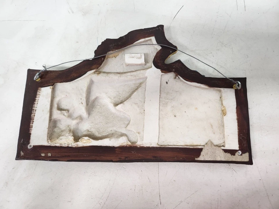 Vintage Gone Fishin 3D Fish Wall Plaque Hanging Cabin Coastal Rustic - Image 3 of 4