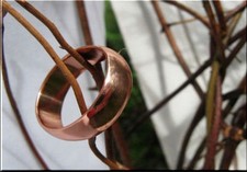 Solid Copper 6. 5mm Band Ring CSM158 Available in sizes 6 to 15 - Thick -durable