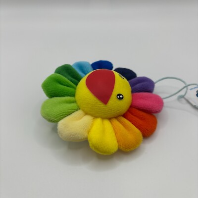 Takashi Murakami Mononoke Art Flower Plush Keychain 2024 tagged