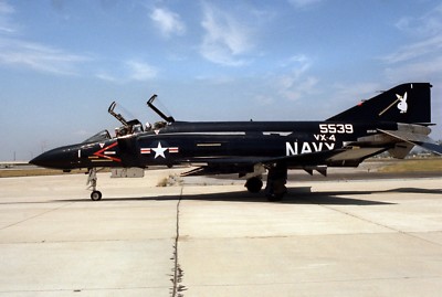 Phantom F-4J USA Navy Christmas Ornament VX-4 Black Bunny Vandy 1