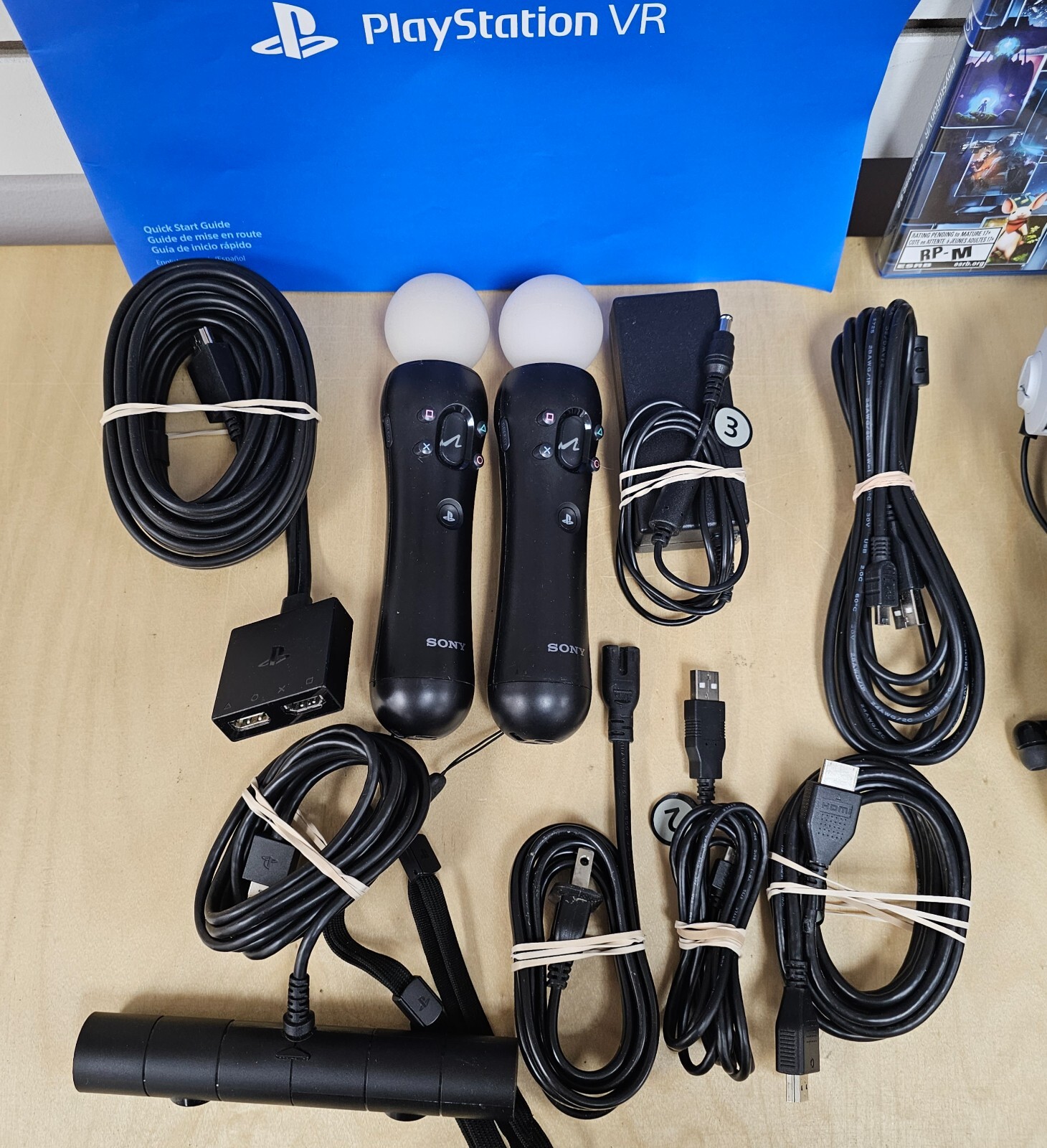 Sony PlayStation VR Headset PlayStation 4 CUHZVR2 Bundle W/ Demo & Ps