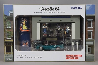 Tomica Diocolle 64 Honda NSX Japan Cafe w Doll Accessories Diecast