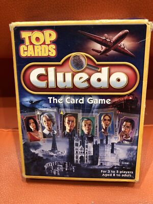 TOP KARTEN CLUEDO DAS KARTENSPIEL GEWINNZÜGE UNBENUTZT TOP PORTOFREI