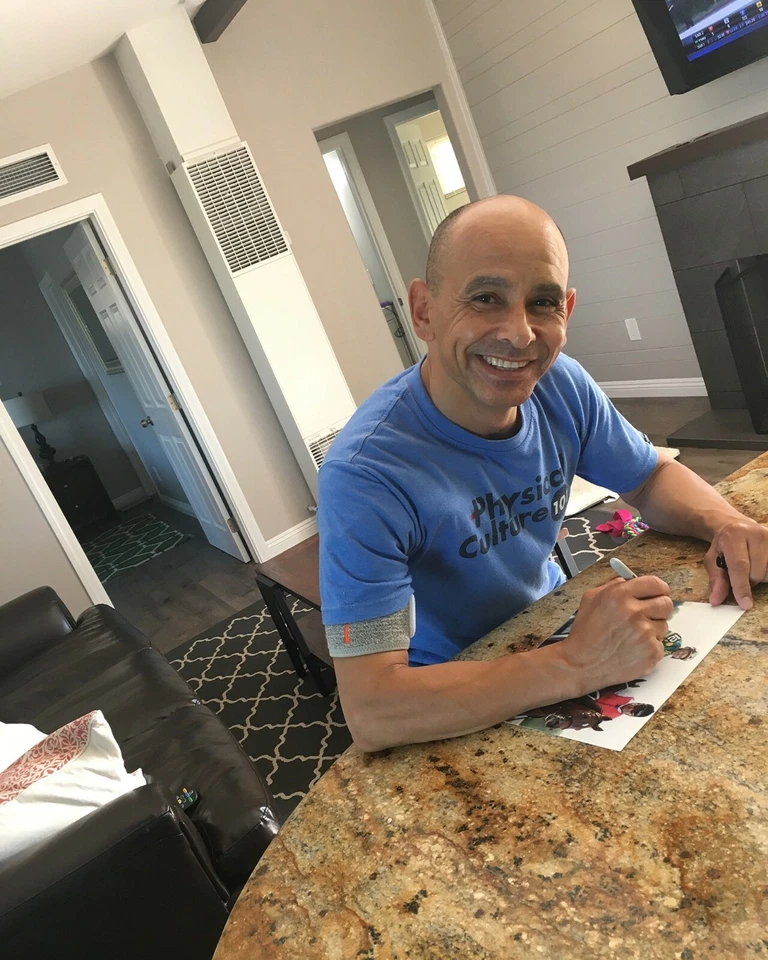 Zenyatta 2008 BC Damas Clásico 16" x 20" Foto Firmada Mike Smith Foto 2 de 2