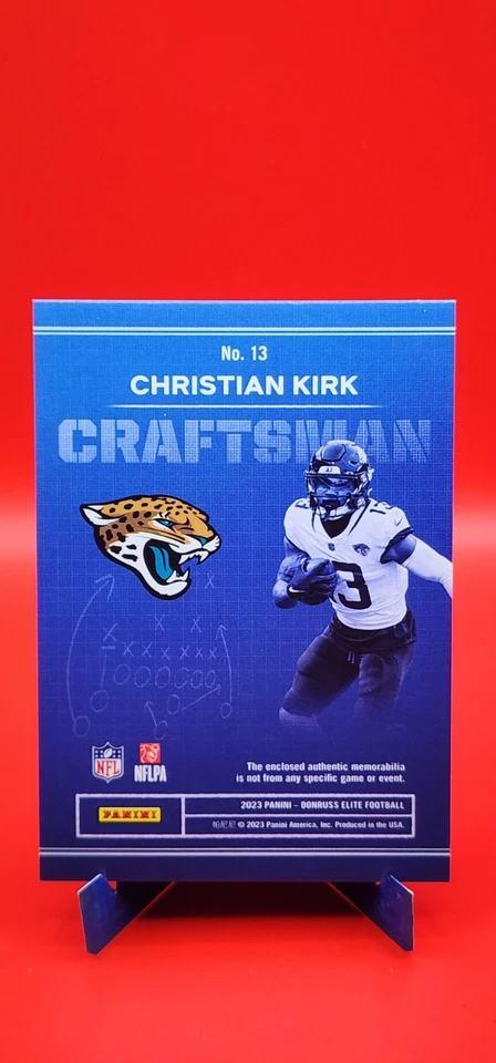 2023 Panini Donruss Elite - Craftsman Jerseys #13 Christian Kirk /375 (MEM) - Image 3 of 3