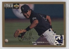1994 Upper Deck Collector's Choice Gold Foil Signature Vinny Castilla #74 5r6
