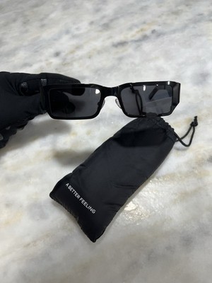 A Better Feeling Pollux Black Steel Sunglasses