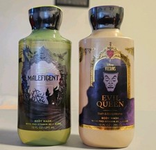 Bath and Body Works: Disney Villains Evil Queen  Maleficent Body Wash Set of 2