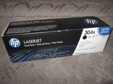 HP CC530A Black Toner Cartridge Genuine 304A LaserJet CP2025 CM2320 MFP