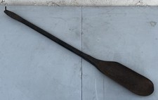 Outil sabotier ancien fer forgé pelle à sabot bois vintage