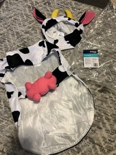 Frisco Chewy Cow Halloween Costume For Dogs Size Large Dog New